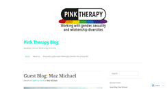 Desktop Screenshot of pinktherapyblog.com