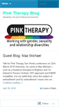 Mobile Screenshot of pinktherapyblog.com